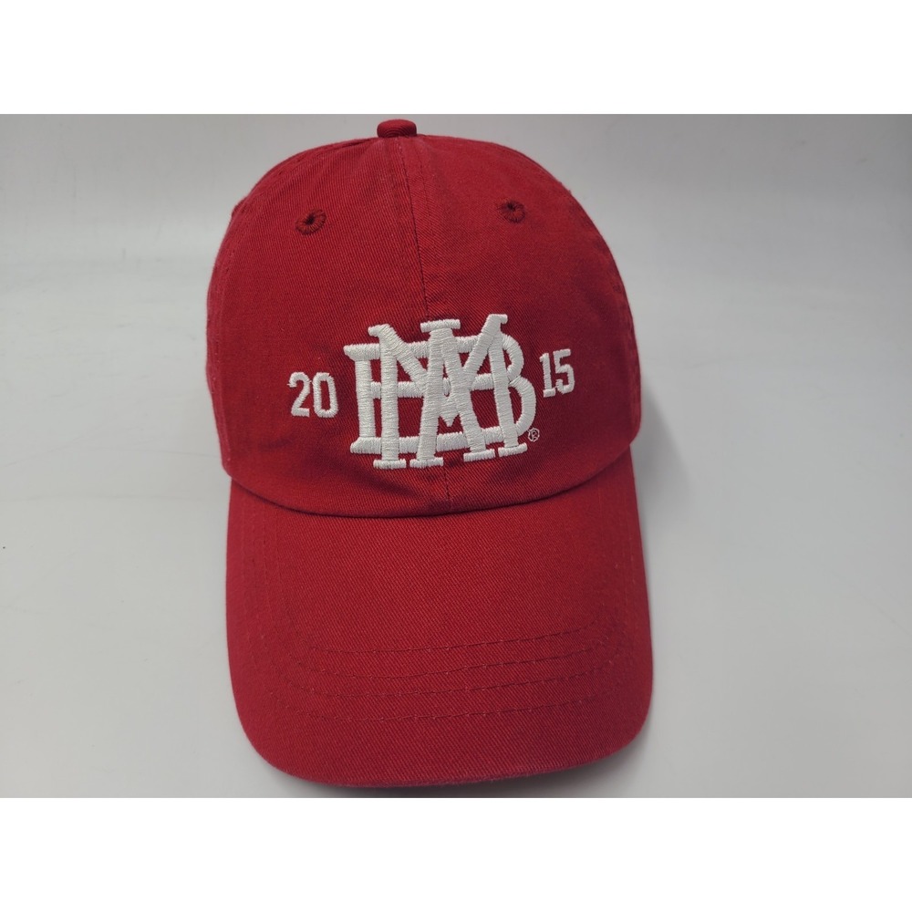 Montgomery Bell Academy Big Red Alumni 2015 Distressed Adjustable Hat Cap Red
